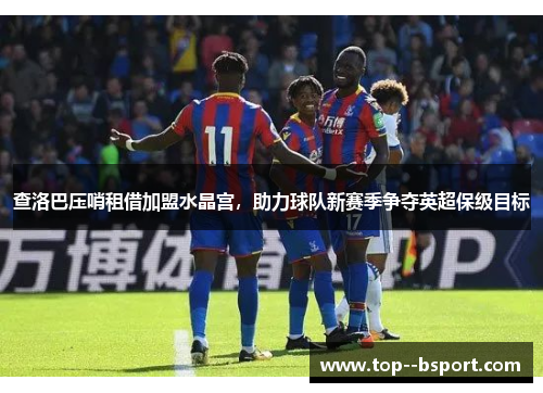 查洛巴压哨租借加盟水晶宫，助力球队新赛季争夺英超保级目标